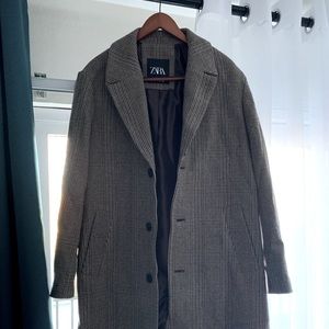 Zara Men’s Wool Blend Coat